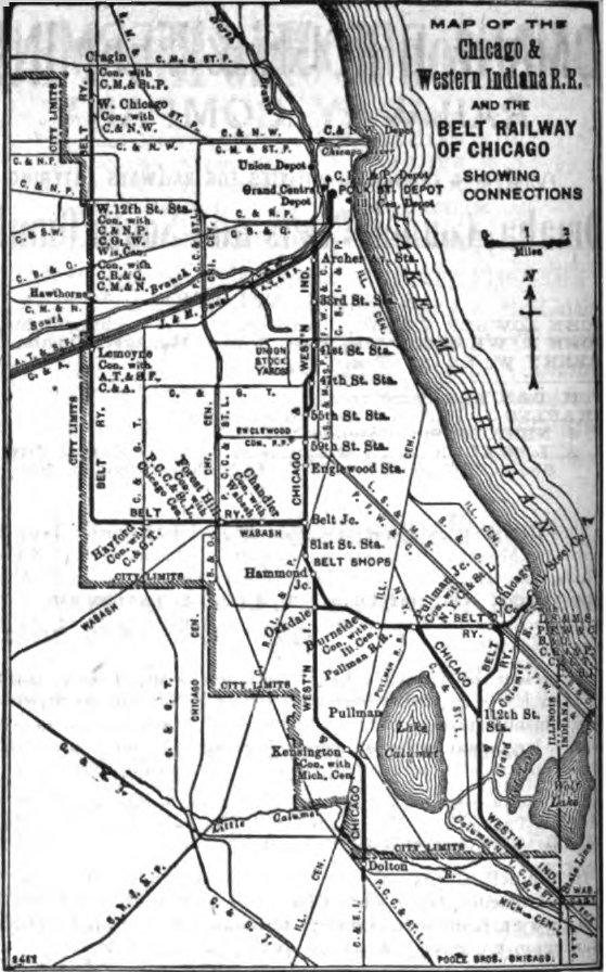 So Many Ancestors Mappy Monday Map Of The Chicago Western