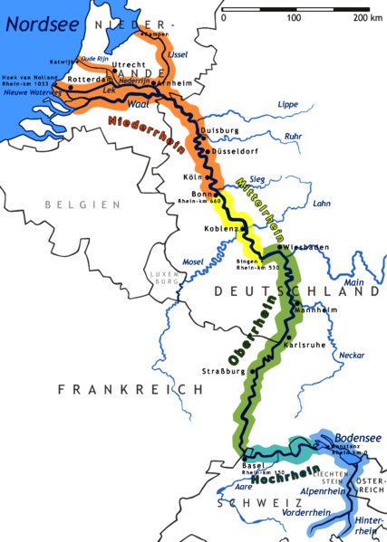 So Many Ancestors!: Mappy Monday: Rhine River (Fluss Rhein)